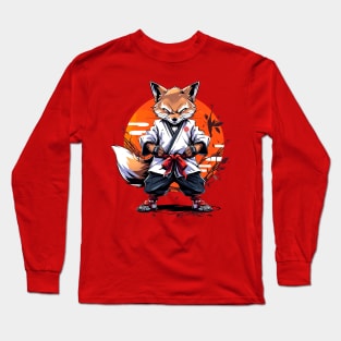 Karate Fox Long Sleeve T-Shirt